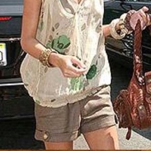 Johnson plaid shorts size 4